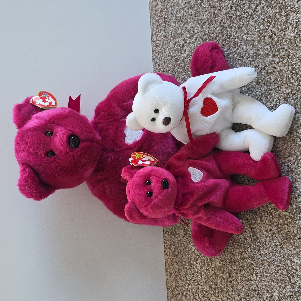Ty Beanie Babies And Buddy Valentina Bear 13" Plush